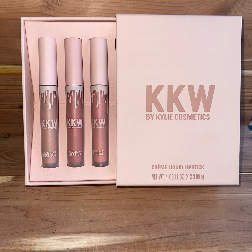 Kylie Cosmetics Crème  Lipstick Set Nude Shades KIM KIMMIE KIMBERLY SHADES